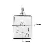 Pendentif Zodiaque Bélier Argent ROBBEZ MASSON, dimensions