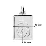 Pendentif Zodiaque Capricorne Argent ROBBEZ MASSON, dimensions