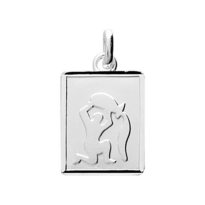 pendentif-zodiaque-Verseau-argent-rhodié-robbez-masson-206661-11 Pendentif Zodiaque Verseau Argent ROBBEZ MASSON