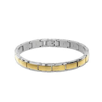 Bracelet Acier inoxydable bicolore LOFT Homme ROCHET