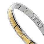 Bracelet Acier inoxydable bicolore LOFT Homme ROCHET, autre vue.