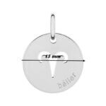 Pendentif médaille Zodiaque Bélier Argent ROBBEZ MASSON, diamètre.