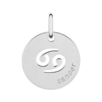 Pendentif médaille Zodiaque Cancer Argent ROBBEZ MASSON