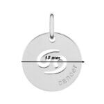 Pendentif médaille Zodiaque Cancer Argent ROBBEZ MASSON, diamètre.