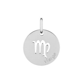 Pendentif médaille Zodiaque Vierge Argent ROBBEZ MASSON