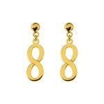Boucles d'oreilles pendantes Infini Or jaune ROBBEZ MASSON