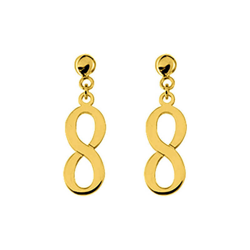 boucles-oreilles-infini-or-jaune-750-femme-robbez-masson-24730 Boucles d'oreilles pendantes Infini Or jaune ROBBEZ MASSON