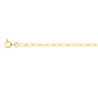 Chaîne Forçat rectangle Or jaune ROBBEZ MASSON
