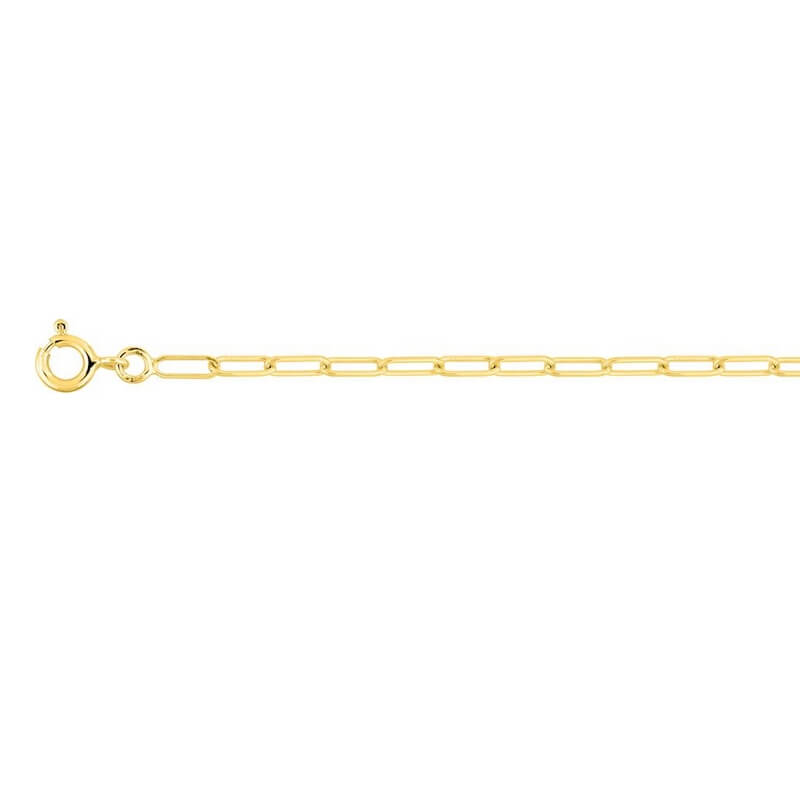 chaine-or-jaune-750-forçat-robbez-masson-519 Chaîne Forçat rectangle Or jaune ROBBEZ MASSON