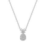 Collier Ananas Argent et Oxydes Femme ROBBEZ MASSON