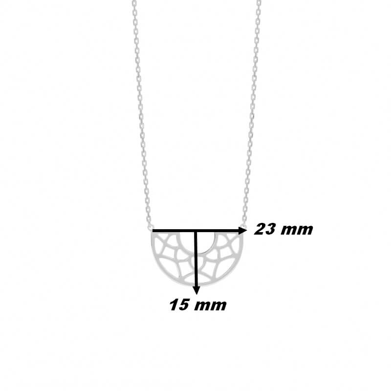 collier-argent-rhodié-geometrique-femme-des-idees-bijoux-332244-dimensions Collier Argent rhodié graphique Femme ROBBEZ MASSON, dimensions
