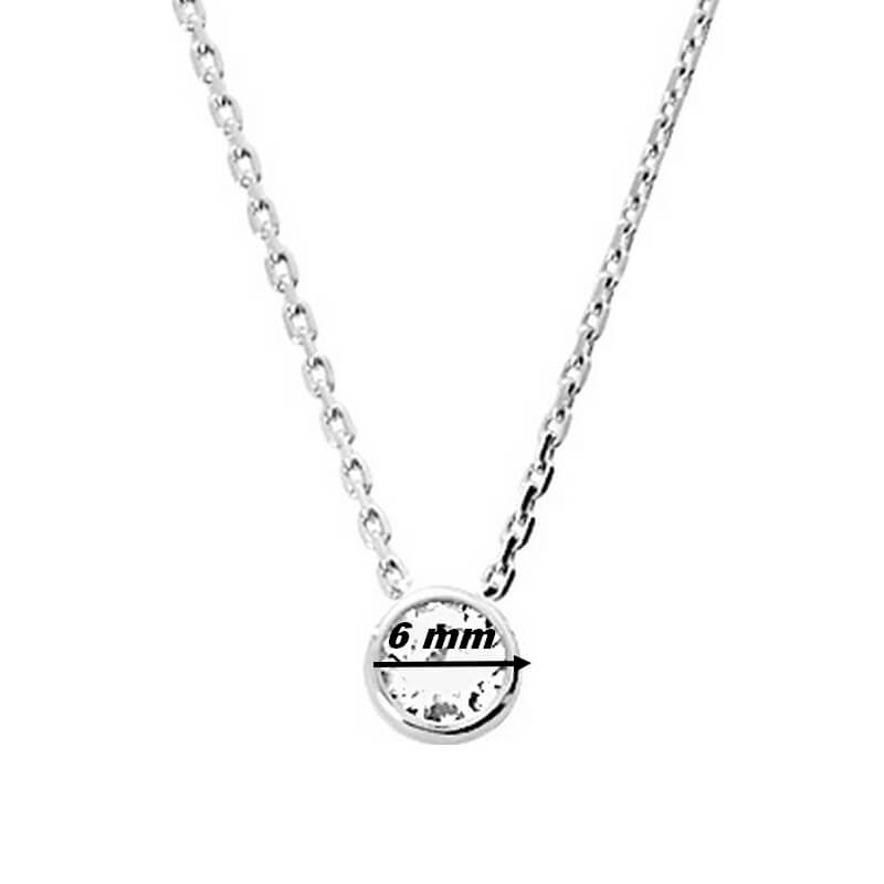 collier-femme-argent-et-oxyde-robbez-masson-302561-1-diametre Collier solitaire sertis clos Argent et Oxyde Femme ROBBEZ MASSON, diamètre