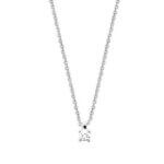 Collier solitaire Argent et Oxyde Femme ROBBEZ MASSON