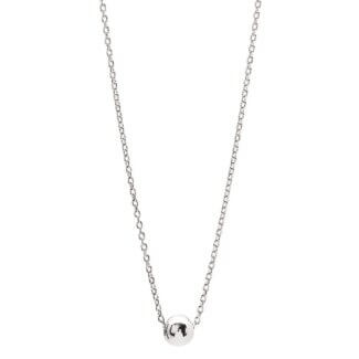 Collier Argent rhodié boule minimaliste Femme ROBBEZ MASSON