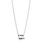 Collier Argent rhodié boule minimaliste Femme ROBBEZ MASSON, diamètre
