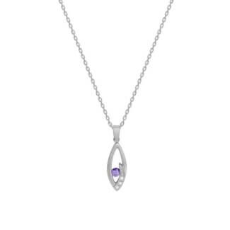 Collier ovale Argent et Oxydes de couleurs Femme ROBBEZ MASSON