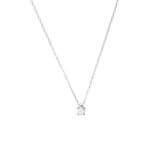 Collier solitaire Argent et Oxyde Femme élégant et intemporel ROBBEZ MASSON