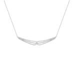 Collier symétrique Argent et Oxydes Femme ROBBEZ MASSON