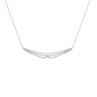 Collier symétrique Argent et Oxydes Femme ROBBEZ MASSON