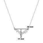 Collier Femme Argent et Oxydes ROBBEZ MASSON, dimensions