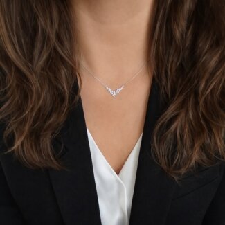 Collier Femme Argent et Oxydes ROBBEZ MASSON porté