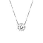 Collier Argent et Oxyde serti clos Femme ROBBEZ MASSON