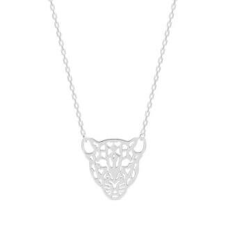Collier Panthère Femme Argent rhodié élégant et sauvage ROBBEZ MASSON