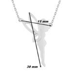 Collier Femme Fée Argent rhodié ROBBEZ MASSON, dimensions