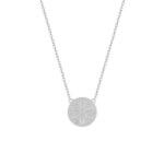 Coller Femme Fleur Argent rhodié ROBBEZ MASSON