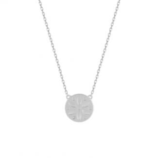 Coller Femme Fleur Argent rhodié ROBBEZ MASSON