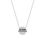 Coller Femme Fleur Argent rhodié ROBBEZ MASSON, diamètre