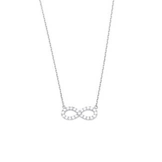 Collier Infini Argent et oxydes Femme ROBBEZ MASSON