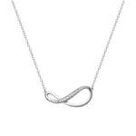 Collier Infini long Argent et Oxydes Femme ROBBEZ MASSON
