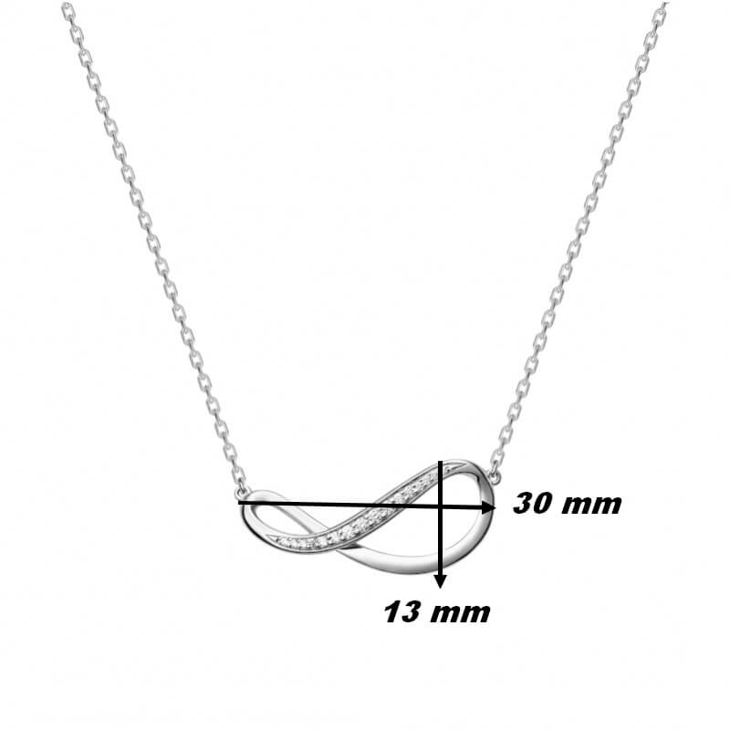 collier-femme-infini-argent-rhodié-et-oxydes-robbez-masson-332425-1-dimensions Collier Infini long Argent et Oxydes Femme ROBBEZ MASSON, dimensions.