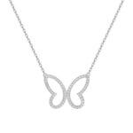 Collier Femme Papillon ajouré Argent et Oxydes ROBBEZ MASSON
