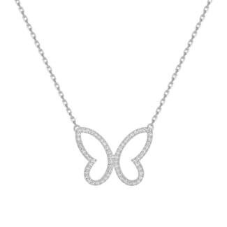 Collier Femme Papillon ajouré Argent et Oxydes ROBBEZ MASSON