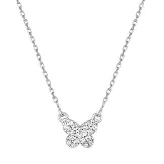 Collier Femme Papillon Argent et Oxydes ROBBEZ MASSON