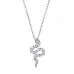 Collier Femme Serpent Argent et Oxydes ROBBEZ MASSON