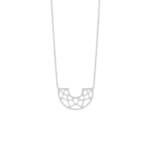 Collier Argent rhodié graphique Femme ROBBEZ MASSON