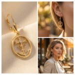 Boucles d'oreilles Camargue Or jaune et Diamants ECLAT DE CAMARGUE Thomas JAVON