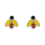 Boucles d’oreilles Abeille Enfant Argent