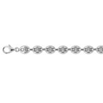 Chaîne Argent Grain de café 6.5 mm