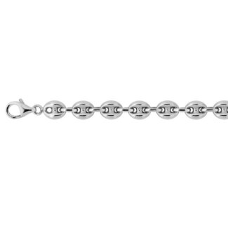 Chaîne Argent Grain de café 6.5 mm