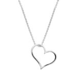 Collier Femme Cœur pendant Argent