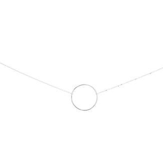 Collier Femme Argent Cercle élégant et moderne