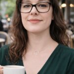 Collier Femme Argent Cercle élégant et moderne. Argent rhodié
