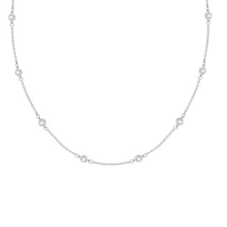 Collier femme argent oxydes délicat et lumineux