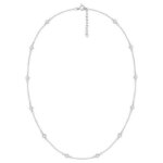 Collier femme argent oxydes délicat et lumineux, entier