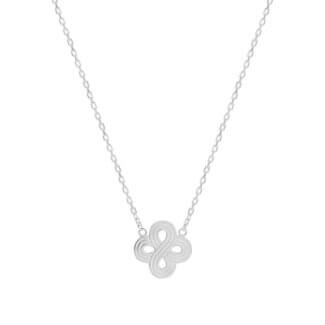 Collier Femme Argent Trèfle, collier porte bonheur élégant