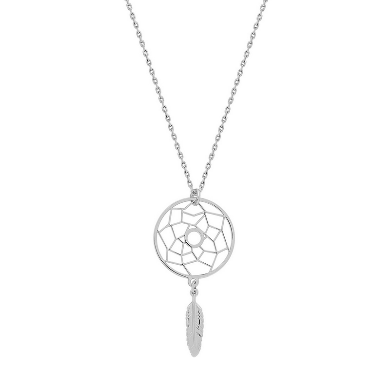 Collier Femme Argent rhodié Attrape-rêve